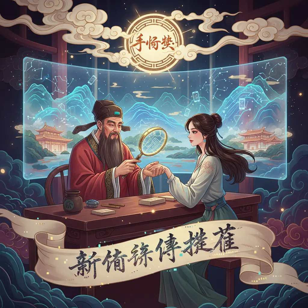 算命師傅推薦 - 手相學
